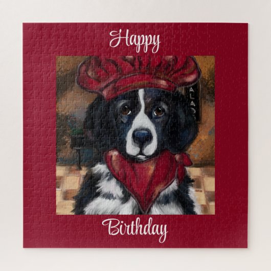 Neufundländer Hund Puzzle (Vertikal)