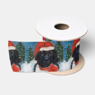 NEUFUNDLÄNDER HUND SATINBAND