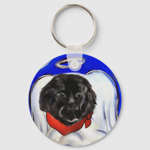 Neufundländer Hund Schlüsselanhänger