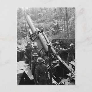 Neufundländer im Krieg Postkarte