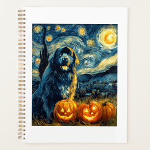 Neufundländer Newfie Süßer Hund Halloween Jack O L Planer