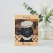 Neufundländer postkarte (Stehend Vorderseite)