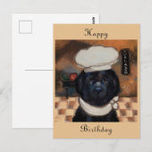 Neufundländer postkarte (Vorne/Hinten)
