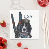 Neufundländer  serviette (Beispiel)