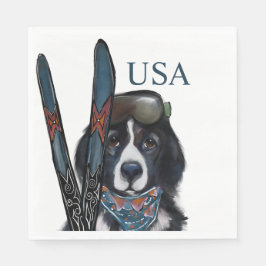 Neufundländer  serviette