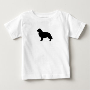 Neufundländer-Silhouette Baby T-shirt