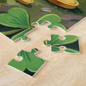 Neufundländer St. Patrick’s Day Glückshund Puzzle (Seite)