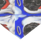 Neufundländer Tischdecke (Schrägansicht)