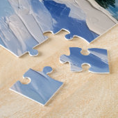 Neufundländer-Weihnachts-Leuchtturm-Feiertag Puzzle (Seite)