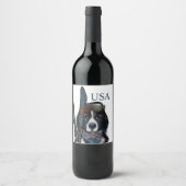 NEUFUNDLÄNDER  WEINETIKETT (Vorderseite)