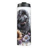 Neufundlands sanfte florale Erholung Thermosbecher (Vorderseite)