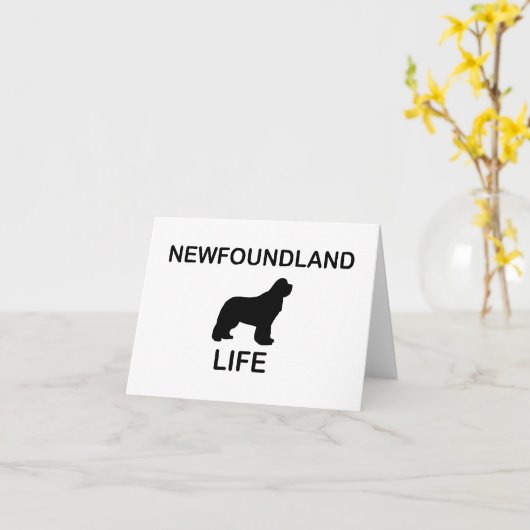 Neufundlandschaft Karte (Gelbe Blume)