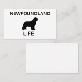 Neufundlandschaft Visitenkarte (Vorne/Hinten)