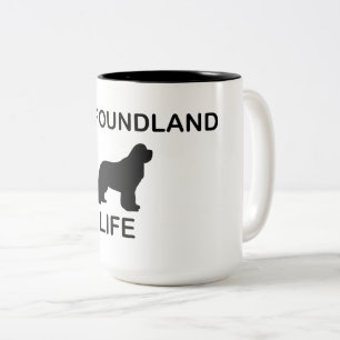 Neufundlandschaft Zweifarbige Tasse
