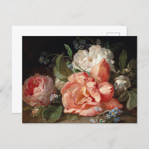 Neugebauer J. Ein Bouquet von Blume mit Rose... Postkarte