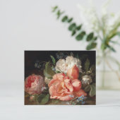 Neugebauer J. Ein Bouquet von Blume mit Rose... Postkarte (Stehend Vorderseite)