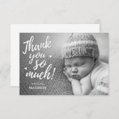 Neugeboren danke Karten (Vorne/Hinten)