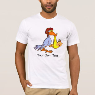 Neugeborene Ankunft - Storchenlieferung T-Shirt