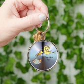 Neugeborene Baby-Ankunft - eine Schlüsselanhänger (Hand)