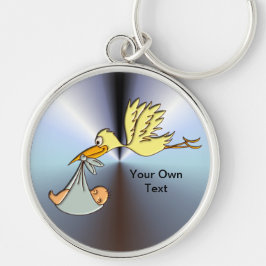 Neugeborene Baby-Ankunft - eine Schlüsselanhänger