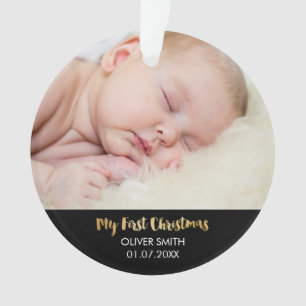 Neugeborene Baby-Foto-Feiertags-Verzierung Ornament