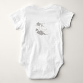 Neugeborene Baby Strampler (Rückseite)