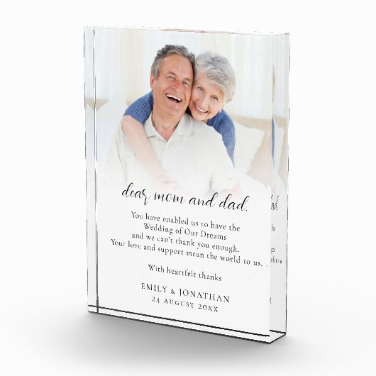 Neugeborene dank der Hochzeit von Eltern Fotoblock (Rechts)