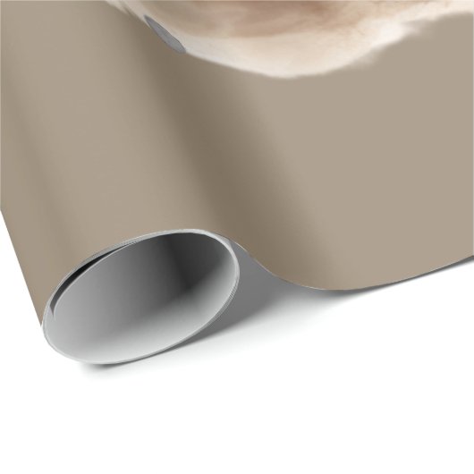 Neugeborene Erde Tone Giraffe Balloons Babydusche Geschenkpapier (Rolleneckpunkt)