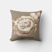 Neugeborene Erde Tone Giraffe Balloons Babydusche