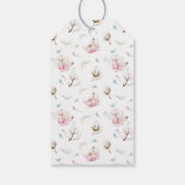 Neugeborene Floral Vielen Dank Geschenkanhänger (Rückseite)