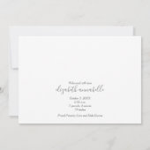 Neugeborene Foto Collage Geburtsankündigungen (Rückseite)