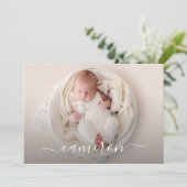 Neugeborene Foto Collage Geburtsankündigungen (Stehend Vorderseite)