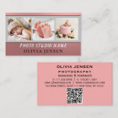 Neugeborene Fotografie Baby Fotograf Foto Visitenkarte (Vorne/Hinten)