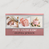 Neugeborene Fotografie Baby Fotograf Foto Visitenkarte (Vorderseite)