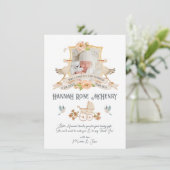 Neugeborene Geburtshilfe Ankündigung Foto Wappen S (Stehend Vorderseite)