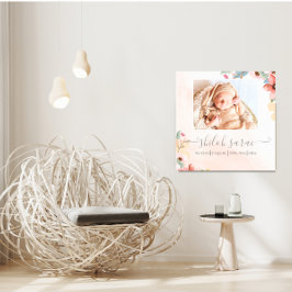 Neugeborene Geburtsstaten Foto Leinwand