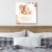 Neugeborene Geburtsstaten Foto Leinwand (Insitu (Schlafzimmer))