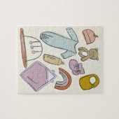 Neugeborene Illustrationen Puzzle (Horizontal)