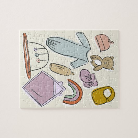 Neugeborene Illustrationen Puzzle (Horizontal)