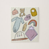 Neugeborene Illustrationen Puzzle (Vertikal)