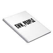 Neugeborene (Interjektion) Notizblock (Rechte Seite)