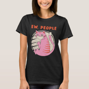 Neugeborene katzen mit Maske Vintag antisoziales I T-Shirt