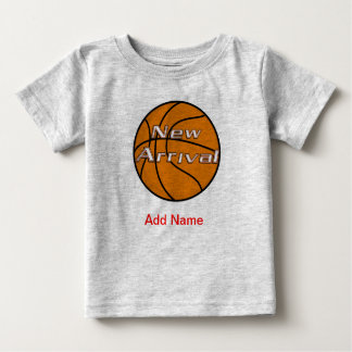 Neugeborene Kleidung Custom American BAsketball On Baby T-shirt