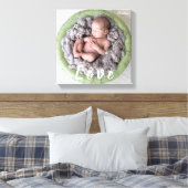 Neugeborene Liebe Foto Bild Personalisiert Name Leinwanddruck (Insitu (Schlafzimmer))