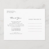 Neugeborene-Mädchen Ankunft Geburtsankündigung Postkarte (Rückseite)