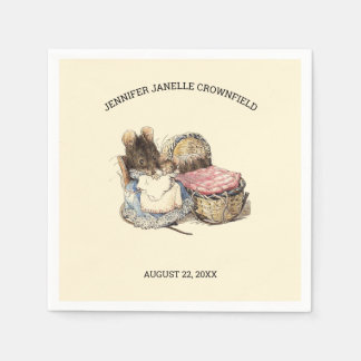 Neugeborene Maus & MutterBaby-Dusche Serviette