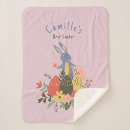 Neugeborene Ostern für Mädchen Sherpadecke