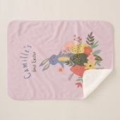 Neugeborene Ostern für Mädchen Sherpadecke (Vorderseite (Horizontal))