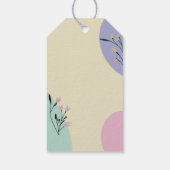 Neugeborene Party Eltern werden Geschenkanhänger (Rückseite)