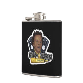 Neugeborene Platten - Kolben ( schwarz ) Flachmann (Links)